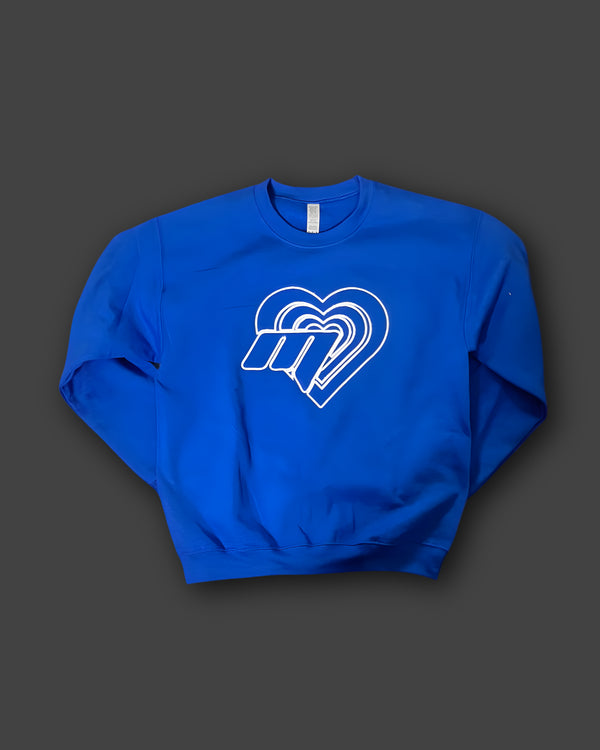 m over heart embroidered sweater