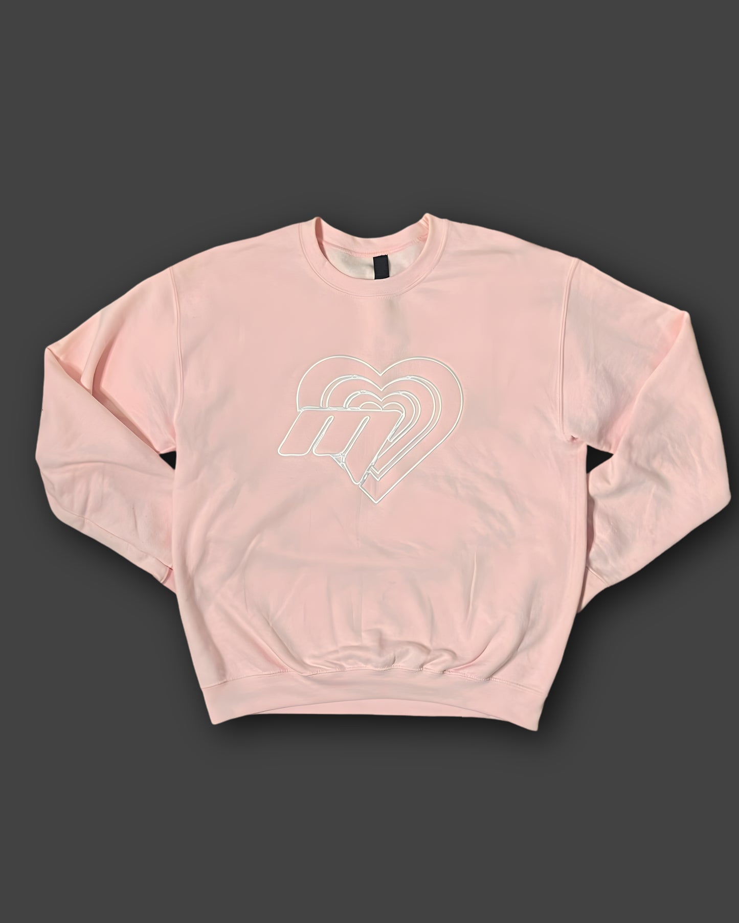 m over heart embroidered sweater
