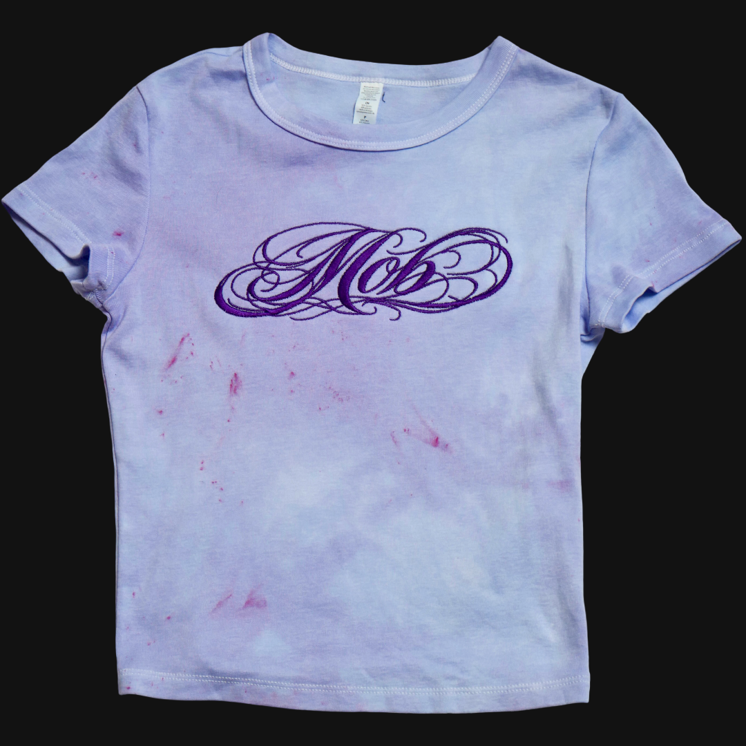 Pretty Pastel Lavender 04 — Embroidered — Size S