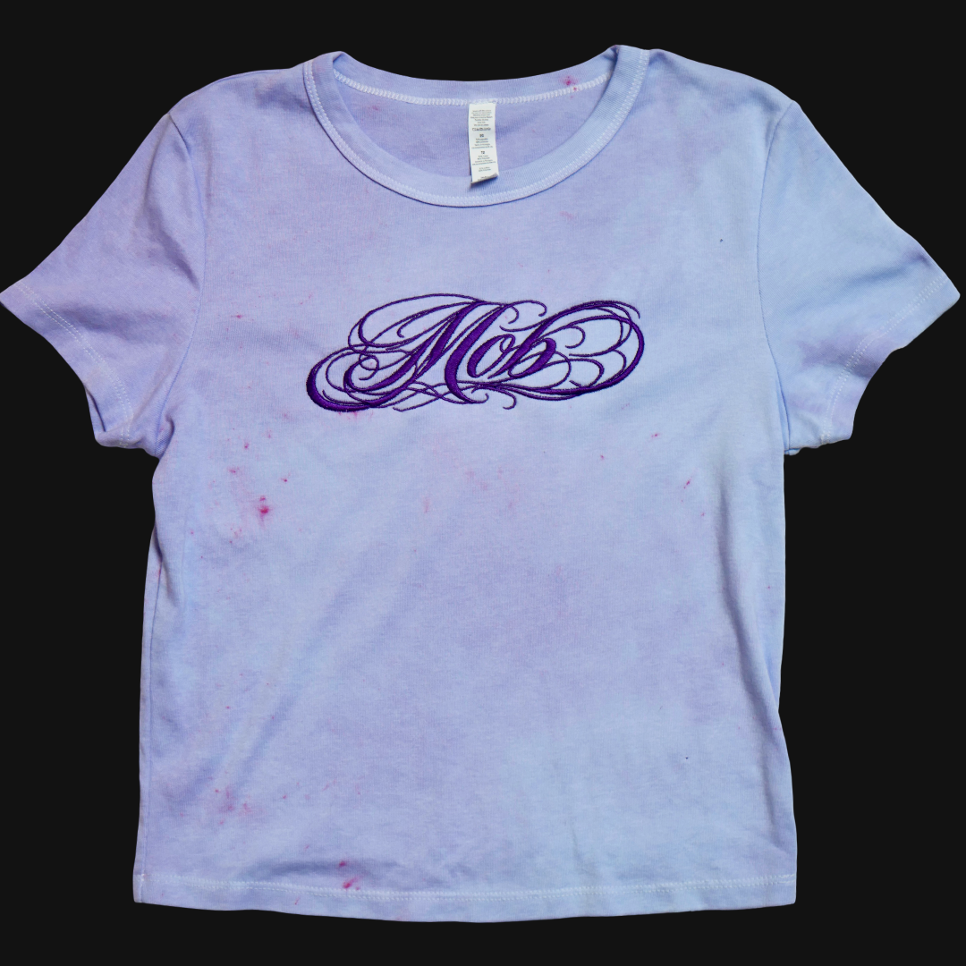 Pretty Pastel Lavender 07 — Embroidered — Size XL
