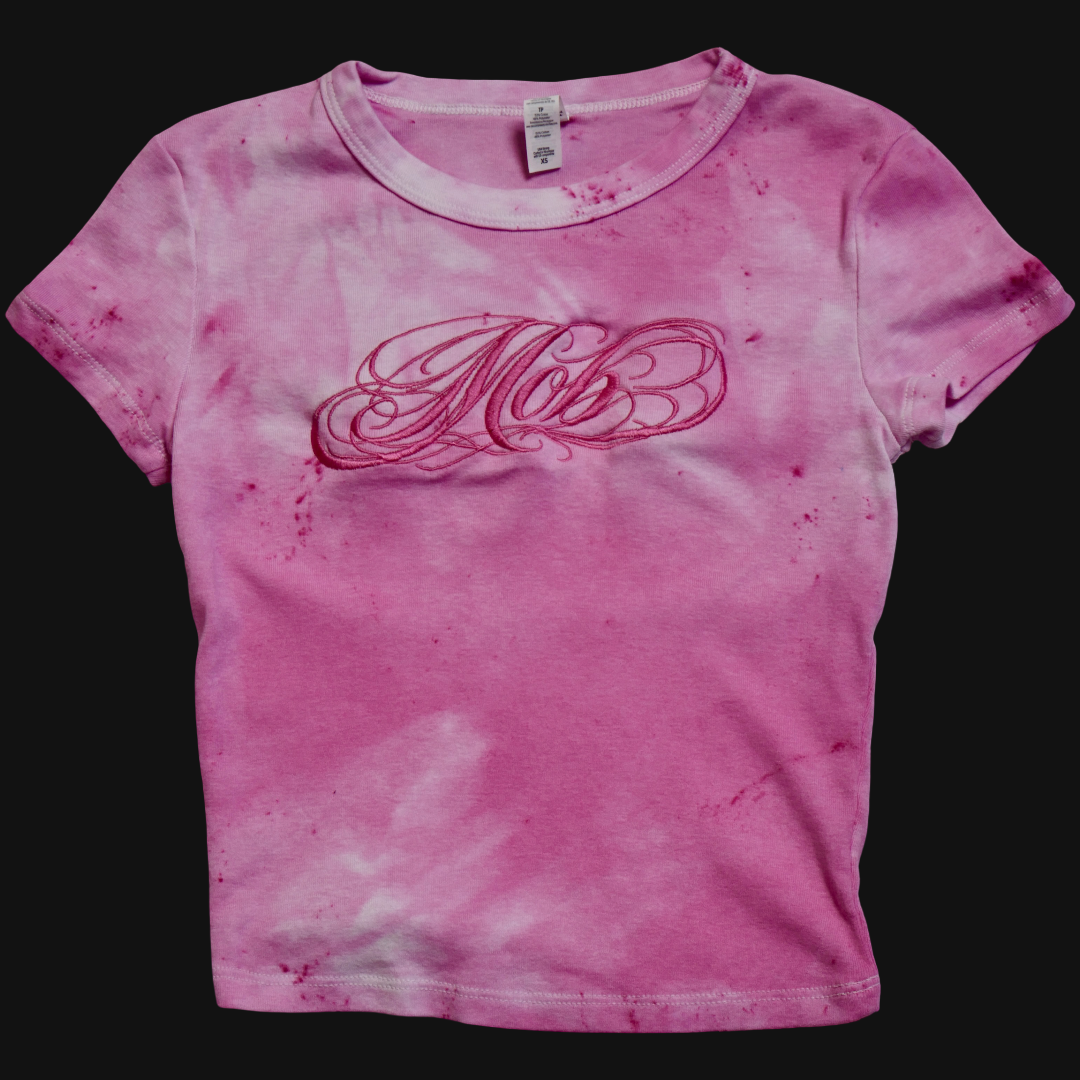 Pretty Pastel Baby Pink 12 — Embroidered — Size XS
