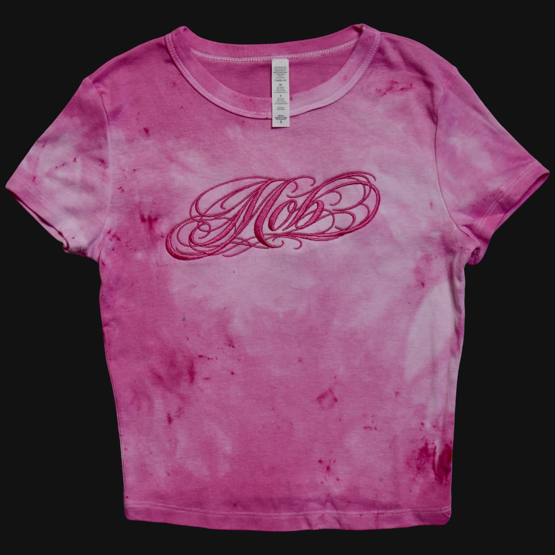 Pretty Pastel Baby Pink 13 — Embroidered — Size S