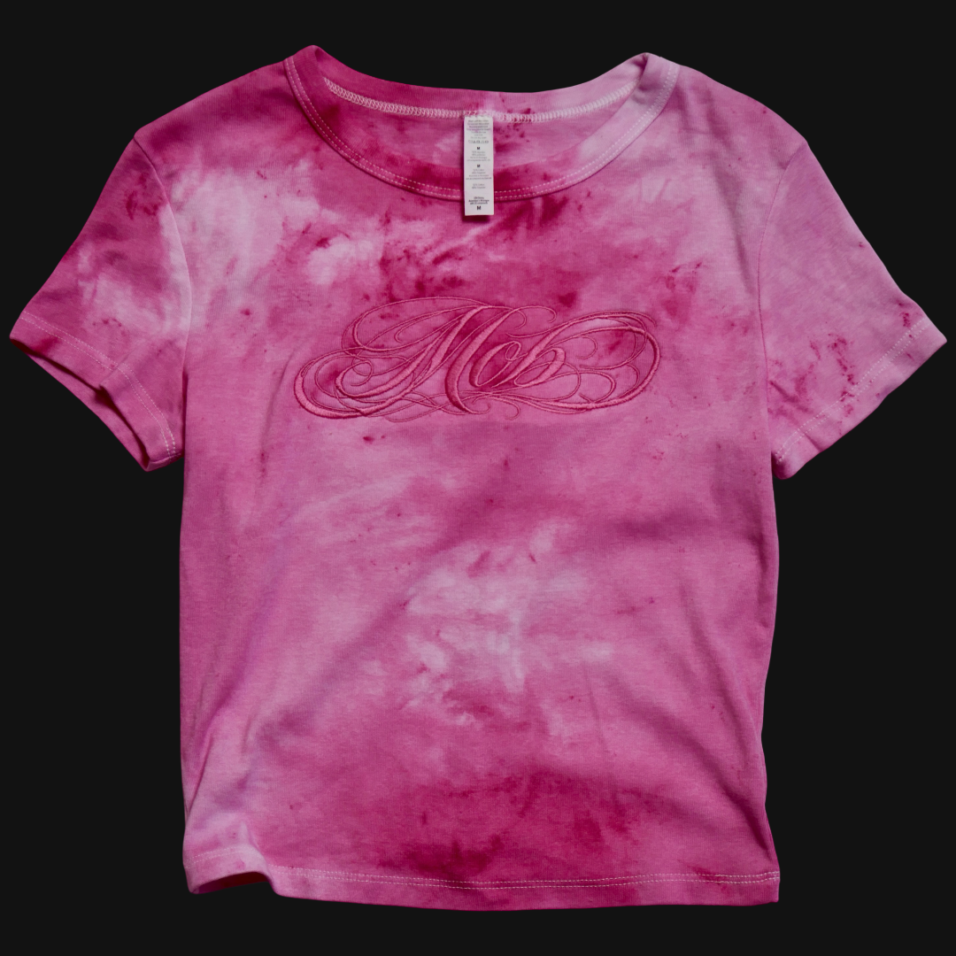 Pretty Pastel Baby Pink 15 — Embroidered — Size M