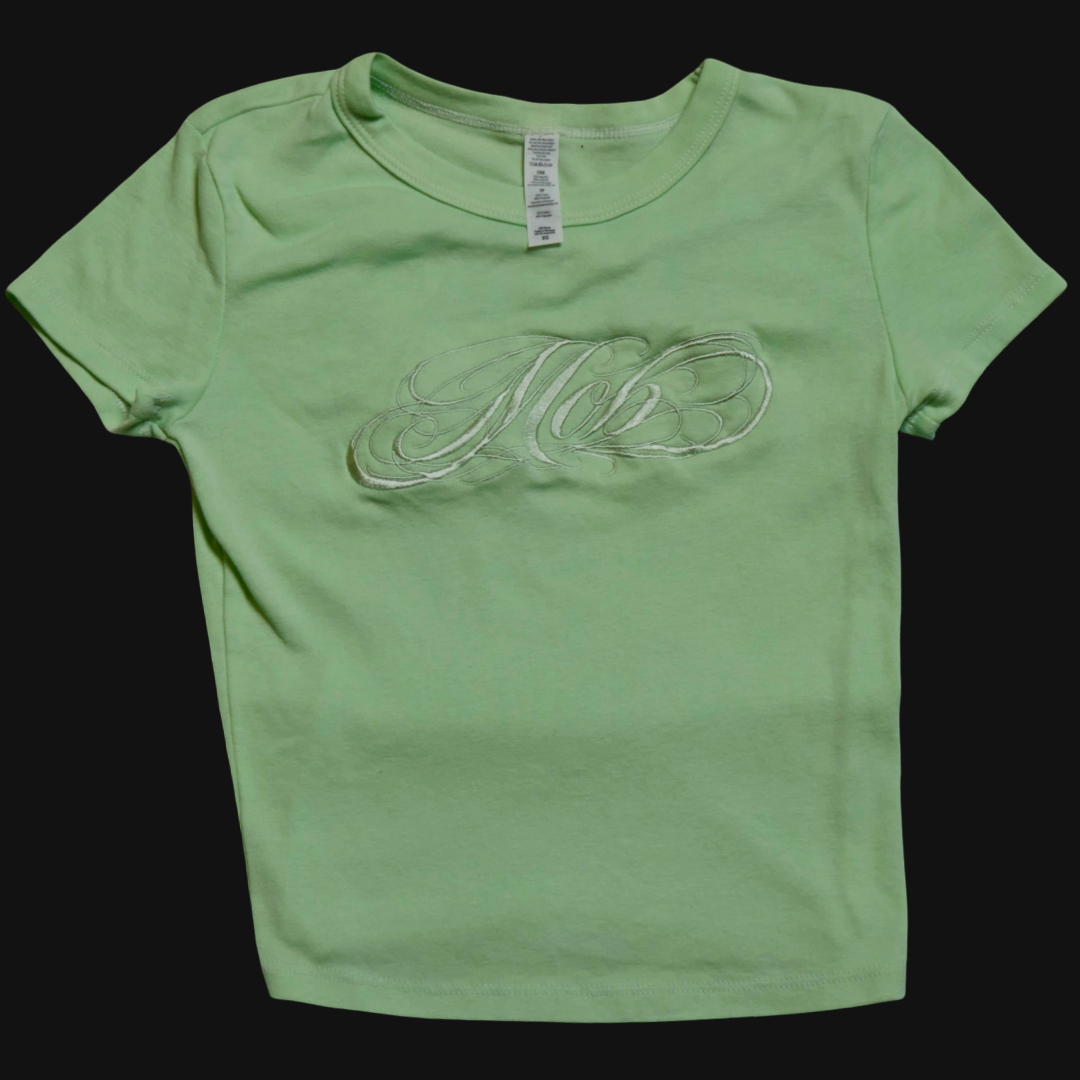 Pretty Pastel Mint 19 — Embroidered — Size XS